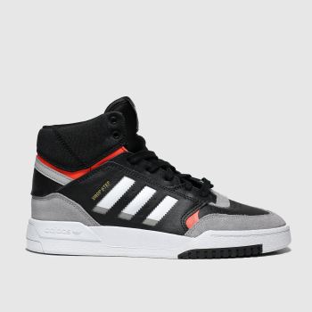 adidas black & grey drop step trainers youth adidas black & grey drop step trainers youth