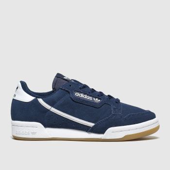 adidas navy & white continental 80 trainers youth adidas navy & white continental 80 trainers youth