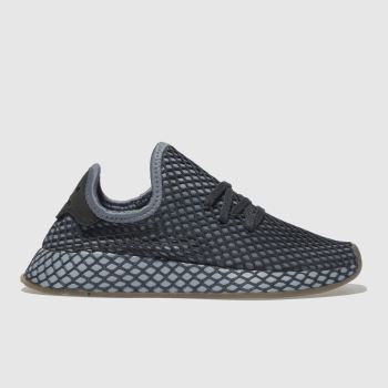ADIDAS BLUE DEERUPT RUNNER TRAINERS YOUTH ADIDAS BLUE DEERUPT RUNNER TRAINERS YOUTH
