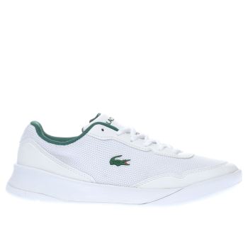 LACOSTE WHITE & GREEN LT SPIRIT BOYS YOUTH TRAINERS LACOSTE WHITE & GREEN LT SPIRIT BOYS YOUTH TRAINERS