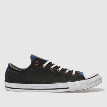 CONVERSE BLACK AND BLUE CHUCK TAYLOR ALL STAR LO TRAINERS YOUTH CONVERSE BLACK AND BLUE CHUCK TAYLOR ALL STAR LO TRAINERS YOUTH