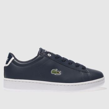 LACOSTE NAVY CARNABY EVO BOYS YOUTH TRAINERS LACOSTE NAVY CARNABY EVO BOYS YOUTH TRAINERS