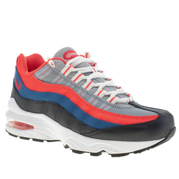 kids nike navy & red air max 95 trainers kids nike navy & red air max 95 trainers