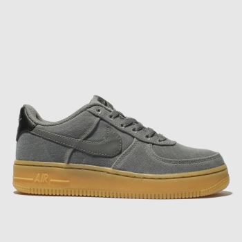 NIKE GREY AIR FORCE 1 LV8 STYLE TRAINERS YOUTH NIKE GREY AIR FORCE 1 LV8 STYLE TRAINERS YOUTH