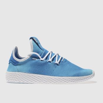 ADIDAS BLUE TENNIS PHARRELL HU HOLI TRAINERS YOUTH ADIDAS BLUE TENNIS PHARRELL HU HOLI TRAINERS YOUTH