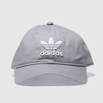 ACCESSORIES ADIDAS LIGHT GREY TREFOIL CAP ACCESSORIES ADIDAS LIGHT GREY TREFOIL CAP