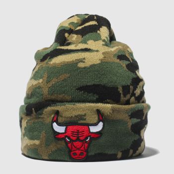 ACCESSORIES NEW ERA KHAKI CAMO KNIT CHICAGO BULLS ACCESSORIES NEW ERA KHAKI CAMO KNIT CHICAGO BULLS