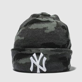 ACCESSORIES NEW ERA BLACK KIDS CAMO KNIT NY ACCESSORIES NEW ERA BLACK KIDS CAMO KNIT NY