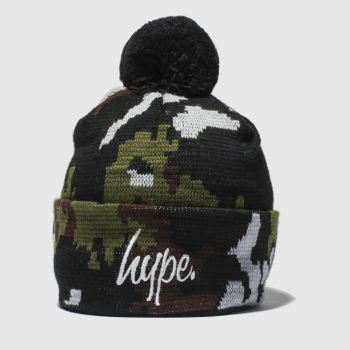 ACCESSORIES HYPE KHAKI CAMO BOBBLE HAT ACCESSORIES HYPE KHAKI CAMO BOBBLE HAT