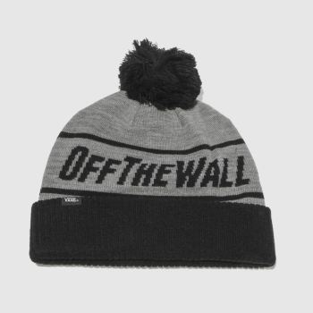 ACCESSORIES VANS GREY & BLACK OFF THE WALL BEANIE ACCESSORIES VANS GREY & BLACK OFF THE WALL BEANIE