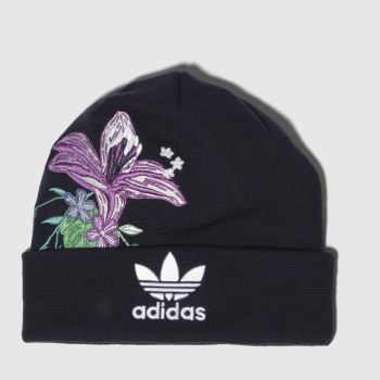 ACCESSORIES ADIDAS NAVY & WHITE TREFOIL HZA BEANIE ACCESSORIES ADIDAS NAVY & WHITE TREFOIL HZA BEANIE