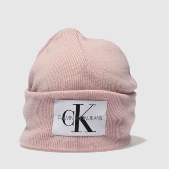 ACCESSORIES CALVIN KLEIN PINK JEANS NITTED BEANIE ACCESSORIES CALVIN KLEIN PINK JEANS NITTED BEANIE