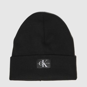 ACCESSORIES CALVIN KLEIN BLACK JEANS MONOGRAM BEANIE ACCESSORIES CALVIN KLEIN BLACK JEANS MONOGRAM BEANIE
