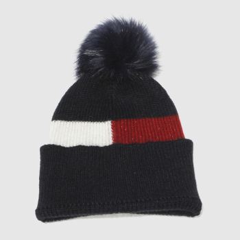 ACCESSORIES TOMMY HILFIGER NAVY LUXURY COLORBLOCK BEANIE ACCESSORIES TOMMY HILFIGER NAVY LUXURY COLORBLOCK BEANIE
