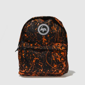 ACCESSORIES HYPE BLACK & ORANGE FLURO ORANGE BACKPACK ACCESSORIES HYPE BLACK & ORANGE FLURO ORANGE BACKPACK