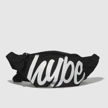 ACCESSORIES HYPE BLACK & WHITE BUMBAG ACCESSORIES HYPE BLACK & WHITE BUMBAG