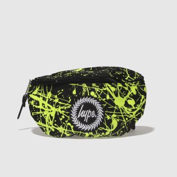 ACCESSORIES HYPE BLACK & GREEN BUMBAG ACCESSORIES HYPE BLACK & GREEN BUMBAG