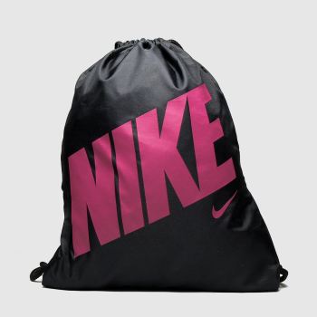 accessories nike black & pink kids graphic gym sack accessories nike black & pink kids graphic gym sack