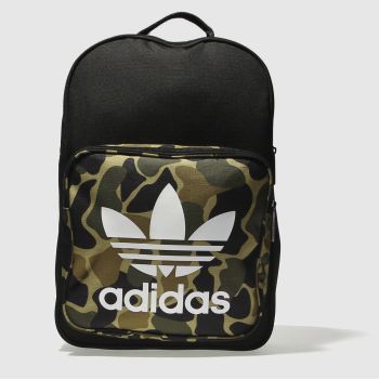 ACCESSORIES ADIDAS BLACK & GREEN CLASSIC BACKPACK ACCESSORIES ADIDAS BLACK & GREEN CLASSIC BACKPACK