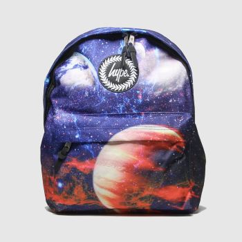 accessories hype navy & orange backpack accessories hype navy & orange backpack