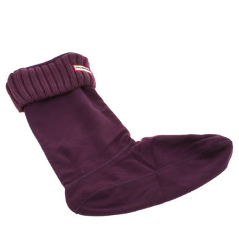 accessories hunter purple chunky rib welly accessories hunter purple chunky rib welly