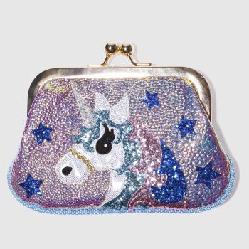 ACCESSORIES IRREGULAR CHOICE WHITE & BLUE MISTY PURSE ACCESSORIES IRREGULAR CHOICE WHITE & BLUE MISTY PURSE