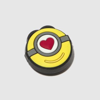ACCESSORIES JIBBITZ WHITE & YELLOW MINIONS STUART LOVE ACCESSORIES JIBBITZ WHITE & YELLOW MINIONS STUART LOVE