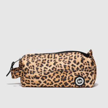 ACCESSORIES HYPE BROWN & BLACK PENCIL CASE ACCESSORIES HYPE BROWN & BLACK PENCIL CASE