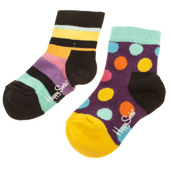 ACCESSORIES HAPPY SOCKS MULTI KIDS 2 PACK ACCESSORIES HAPPY SOCKS MULTI KIDS 2 PACK