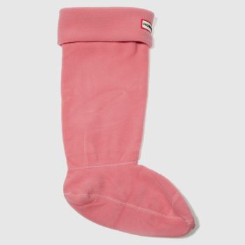 ACCESSORIES HUNTER PALE PINK FLEECE WELLY SOCK ACCESSORIES HUNTER PALE PINK FLEECE WELLY SOCK