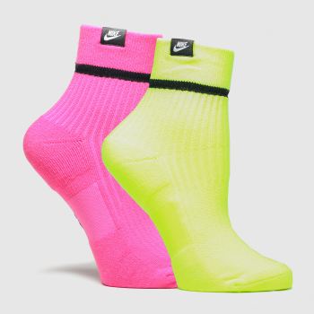accessories nike pink snkr sox 2pk accessories nike pink snkr sox 2pk