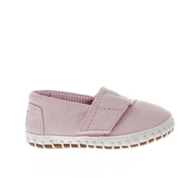 kids toms pale pink alpargata shoes kids toms pale pink alpargata shoes