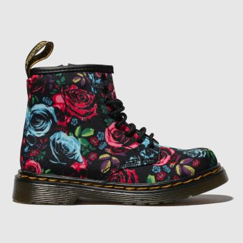 dr martens black & red 1460 rose boots toddler dr martens black & red 1460 rose boots toddler