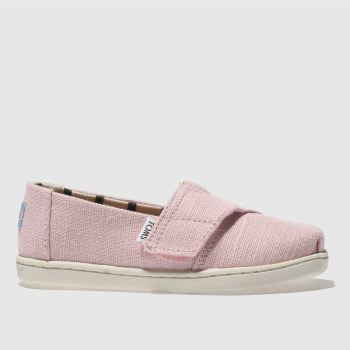 TOMS PALE PINK CLASSIC BOOTS TODDLER TOMS PALE PINK CLASSIC BOOTS TODDLER
