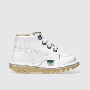 KICKERS WHITE KICK HI BOOTS TODDLER KICKERS WHITE KICK HI BOOTS TODDLER
