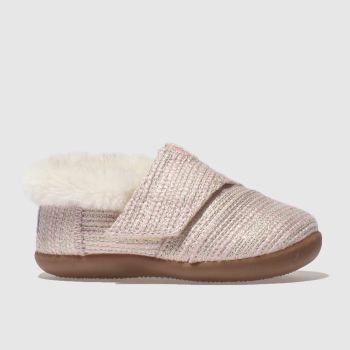 TOMS PALE PINK HOUSE SLIPPER BOOTS TODDLER TOMS PALE PINK HOUSE SLIPPER BOOTS TODDLER