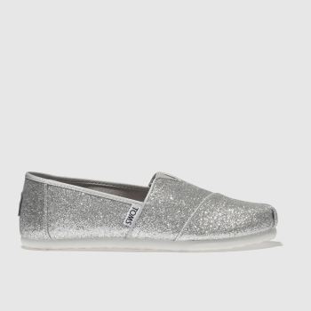 kids toms silver classic glitters boots kids toms silver classic glitters boots