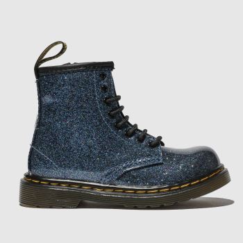 DR MARTENS BLUE 1460 GLITTER BOOTS JUNIOR DR MARTENS BLUE 1460 GLITTER BOOTS JUNIOR