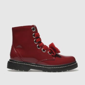 LELLI KELLY RED FIOR DI FIOCCO BOOTS JUNIOR LELLI KELLY RED FIOR DI FIOCCO BOOTS JUNIOR