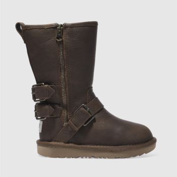 UGG BROWN KAILA BOOTS JUNIOR UGG BROWN KAILA BOOTS JUNIOR