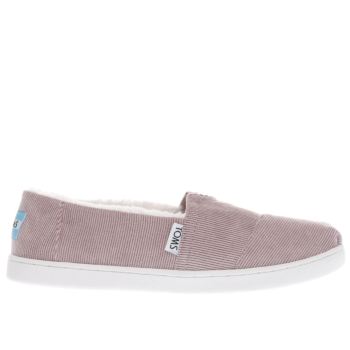 TOMS PALE PINK CLASSIC GIRLS JUNIOR SHOES TOMS PALE PINK CLASSIC GIRLS JUNIOR SHOES