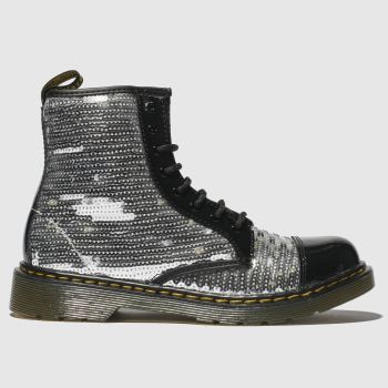 dr martens silver 1460 pooch sequin boots youth dr martens silver 1460 pooch sequin boots youth