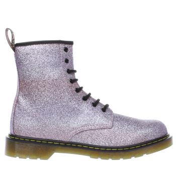 DR MARTENS PINK DELANEY GLITTER BOOT GIRLS YOUTH BOOTS DR MARTENS PINK DELANEY GLITTER BOOT GIRLS YOUTH BOOTS