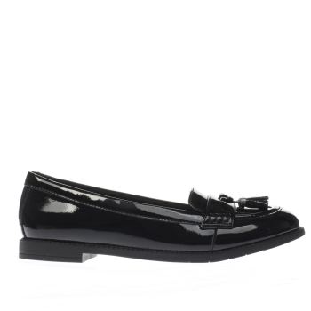 CLARKS BLACK PREPPY EDGE GIRLS YOUTH SHOES CLARKS BLACK PREPPY EDGE GIRLS YOUTH SHOES
