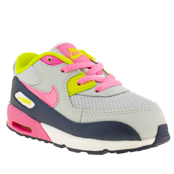 kids nike light grey air max 90 2007 trainers kids nike light grey air max 90 2007 trainers