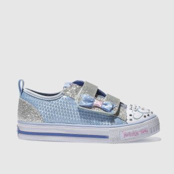 SKECHERS PALE BLUE SHUFFLES ITSY BITSY TRAINERS TODDLER SKECHERS PALE BLUE SHUFFLES ITSY BITSY TRAINERS TODDLER