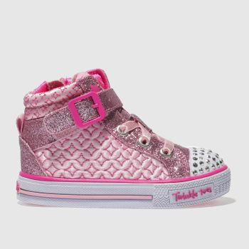 SKECHERS PINK SHUFFLES TWINKLE CHARM TRAINERS TODDLER SKECHERS PINK SHUFFLES TWINKLE CHARM TRAINERS TODDLER