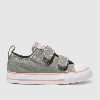 CONVERSE KHAKI CHUCK TAYLOR ALL STAR LO 2V TRAINERS TODDLER CONVERSE KHAKI CHUCK TAYLOR ALL STAR LO 2V TRAINERS TODDLER