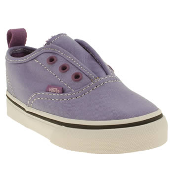 kids vans lilac authentic v trainers kids vans lilac authentic v trainers