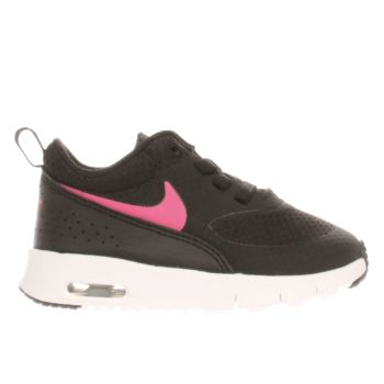 NIKE BLACK & PINK AIR MAX THEA GIRLS TODDLER TRAINERS NIKE BLACK & PINK AIR MAX THEA GIRLS TODDLER TRAINERS